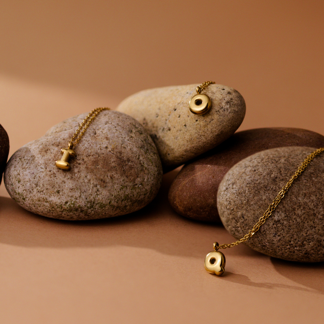 Bubble Letter Collana Argento