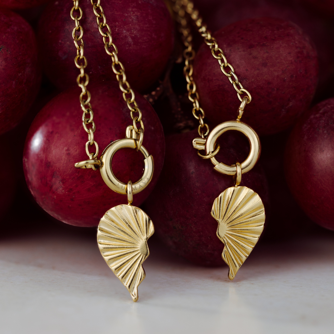 Twin Flame Right Classic Chain Collana Set Oro