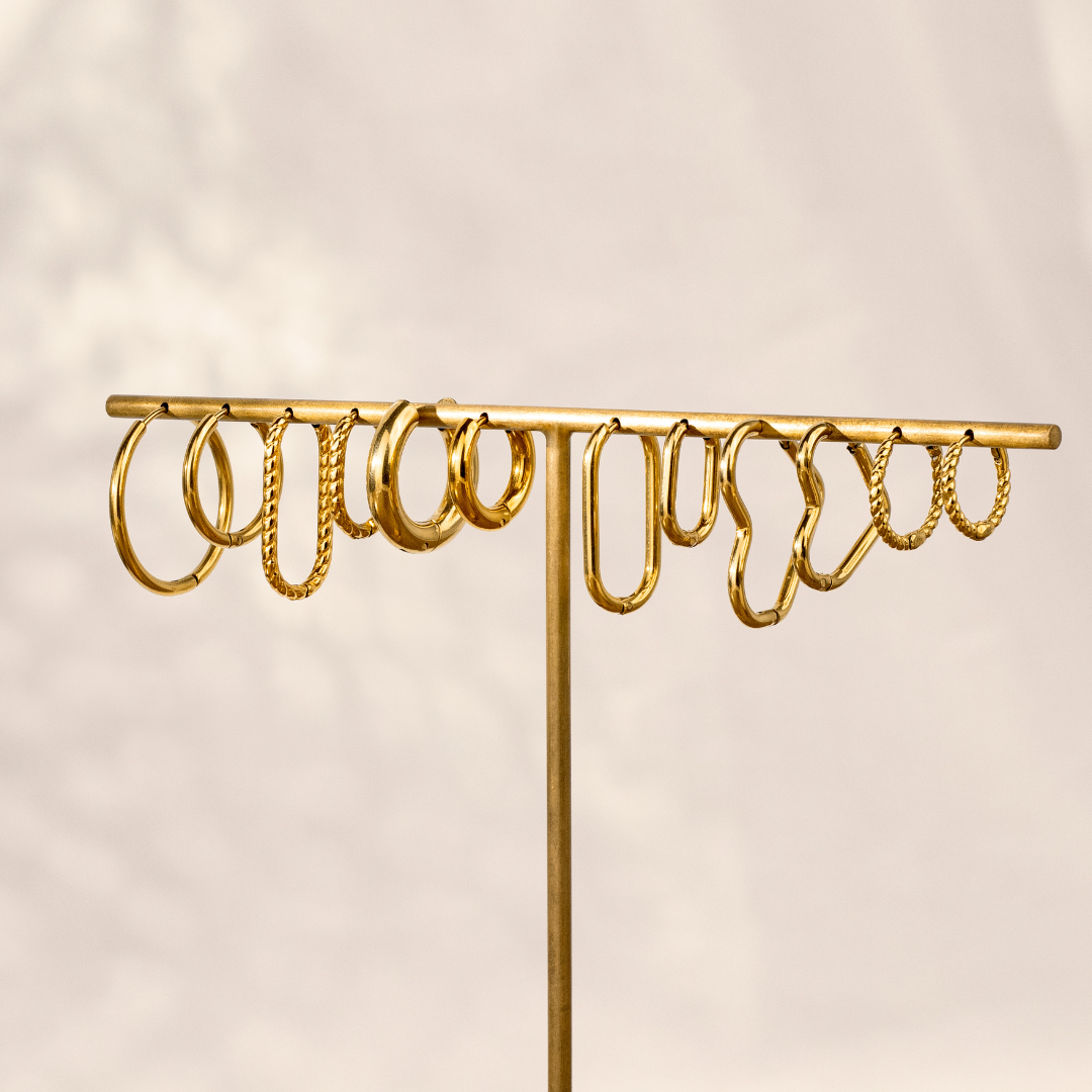 Heartily Hoop Set Argento