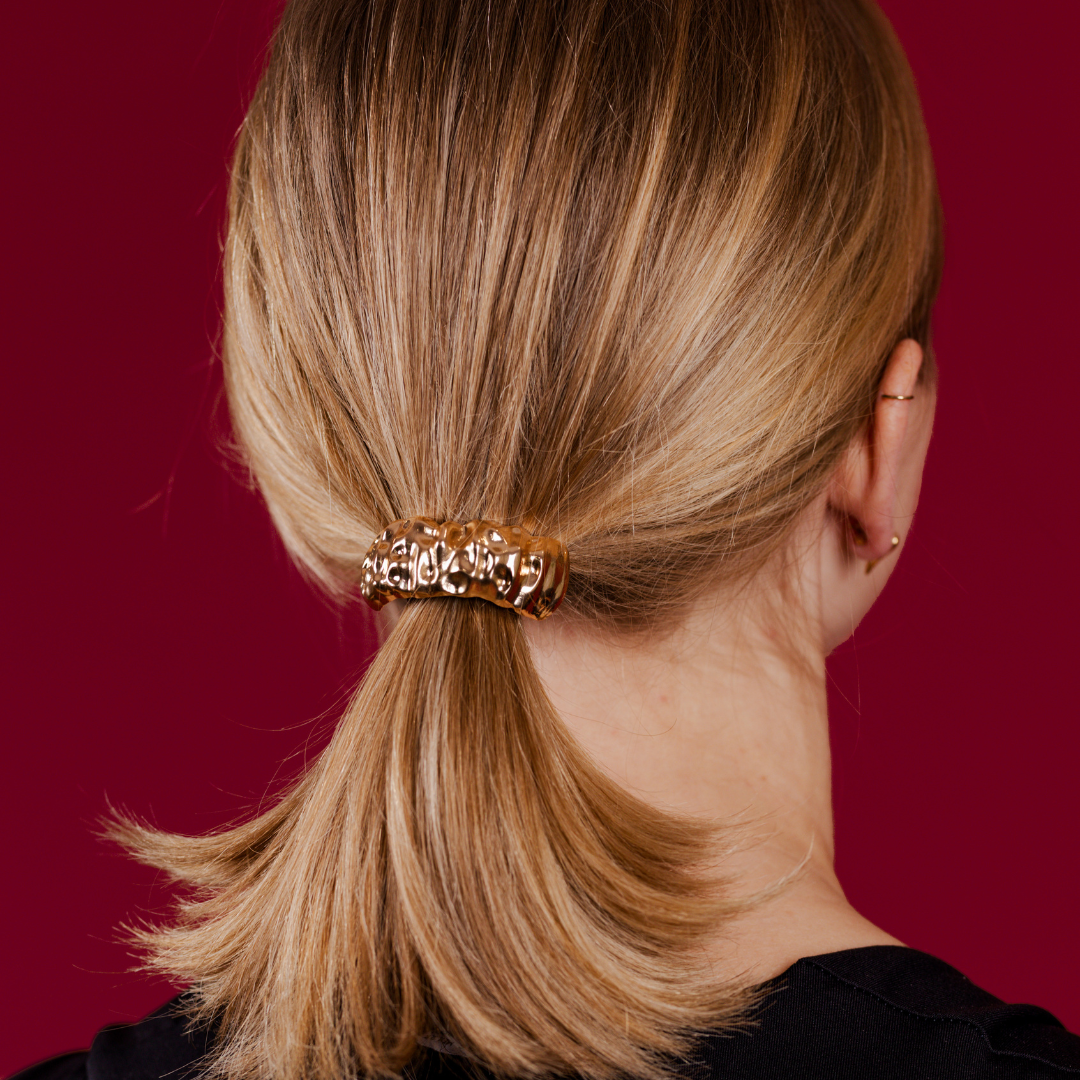 Crinkled Elastico per Capelli