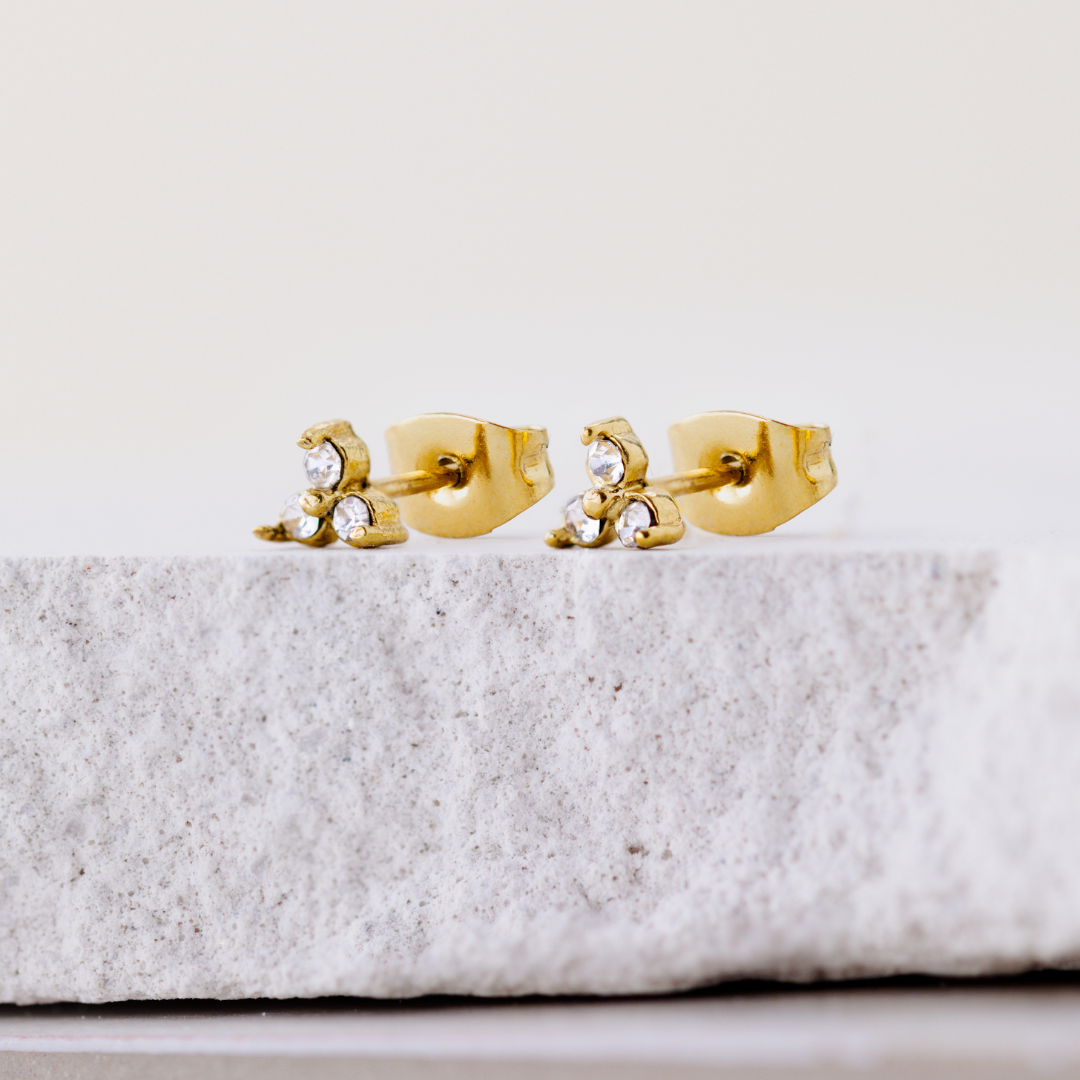 Luz Studs Argento