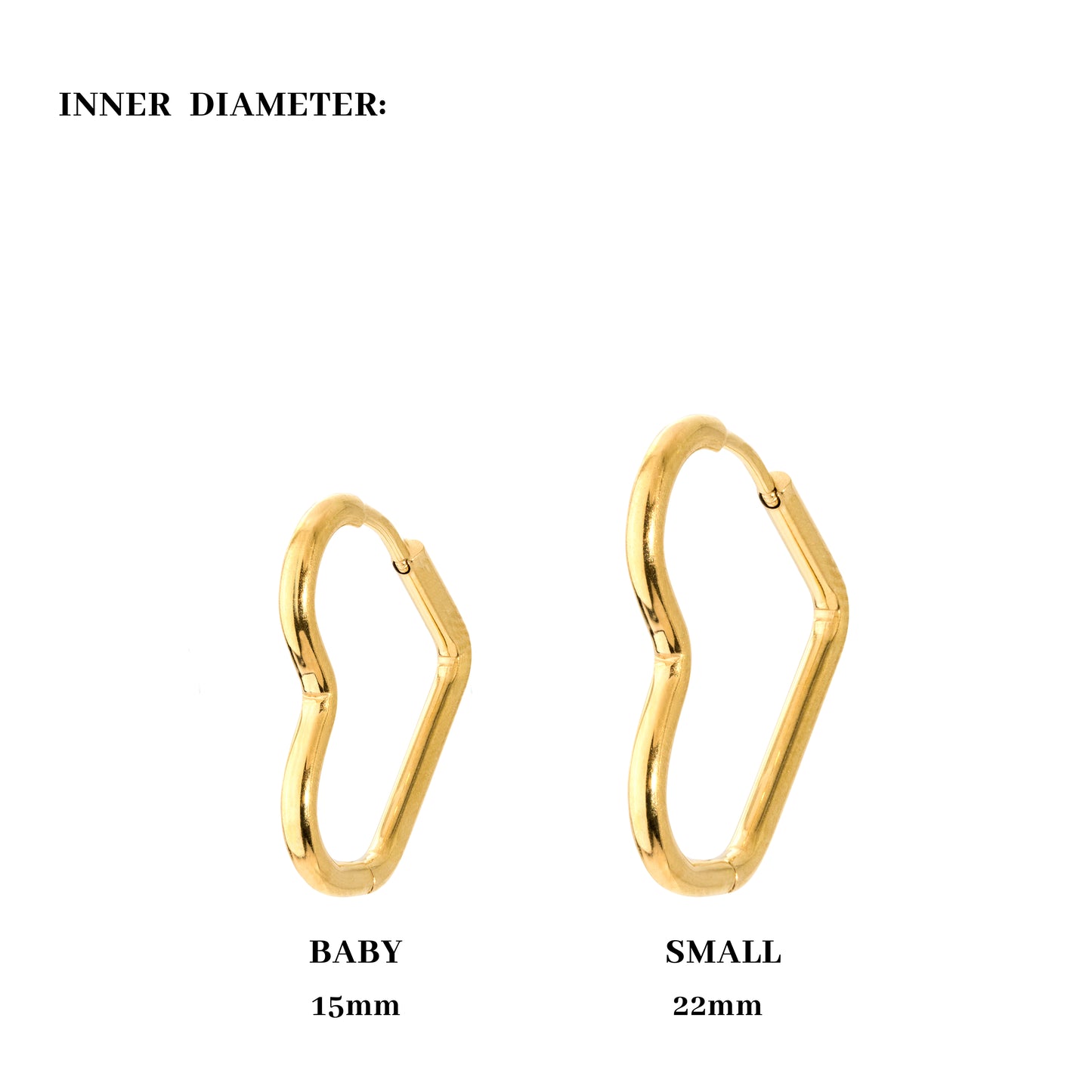 Heartily Hoop Set Argento