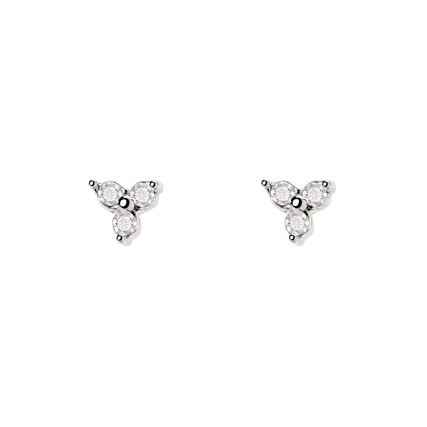 Luz Studs Argento