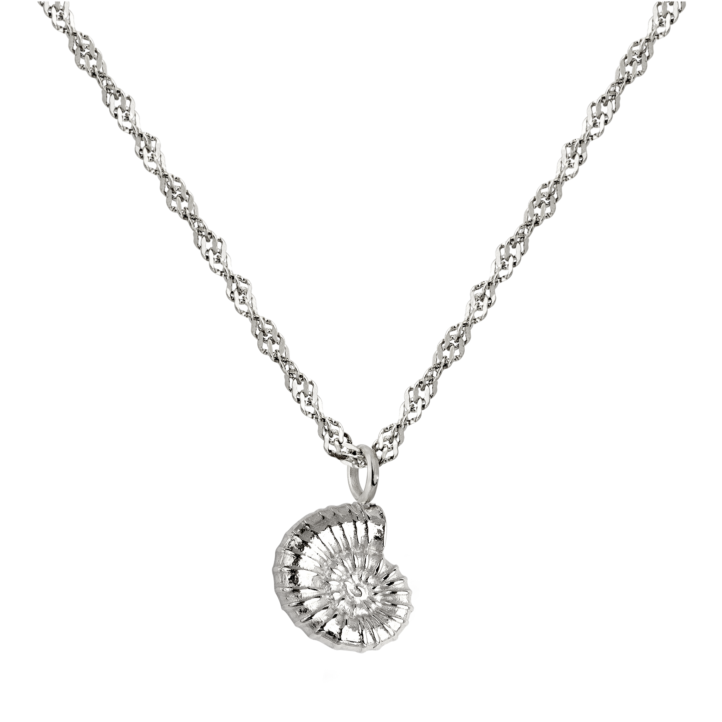 Shell Seeker Collana Argento