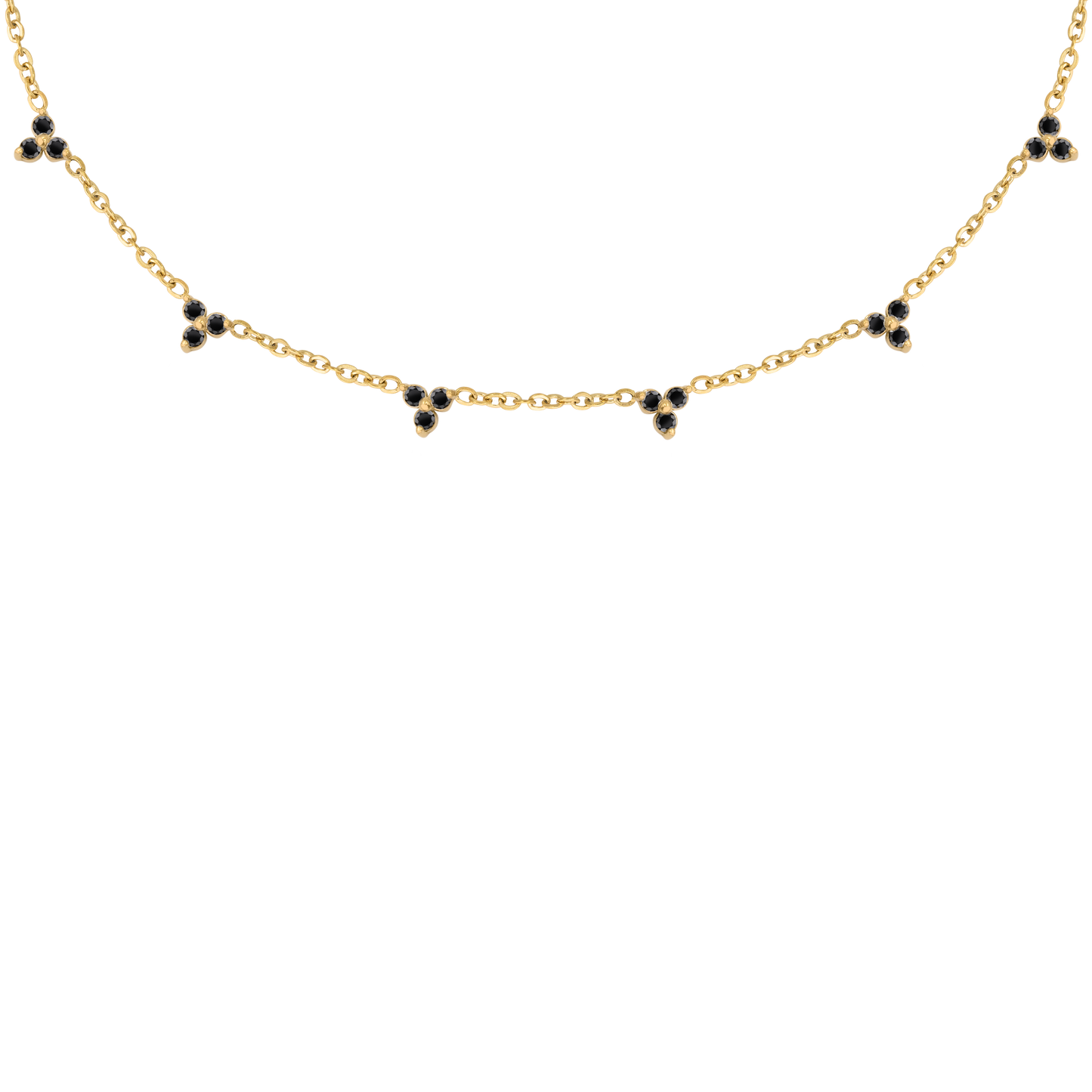 Black Stars Collana Oro