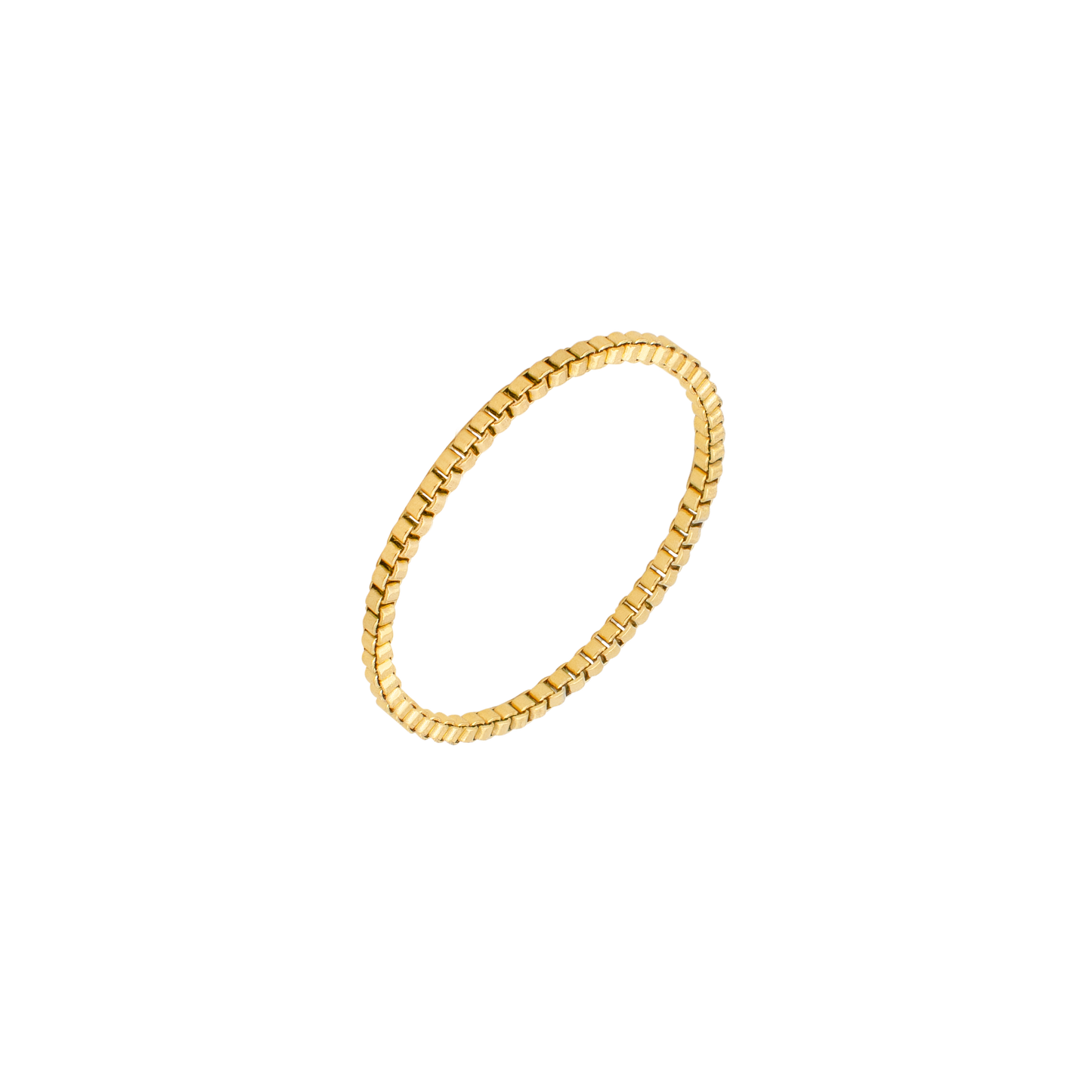 Box Chain Anello Oro