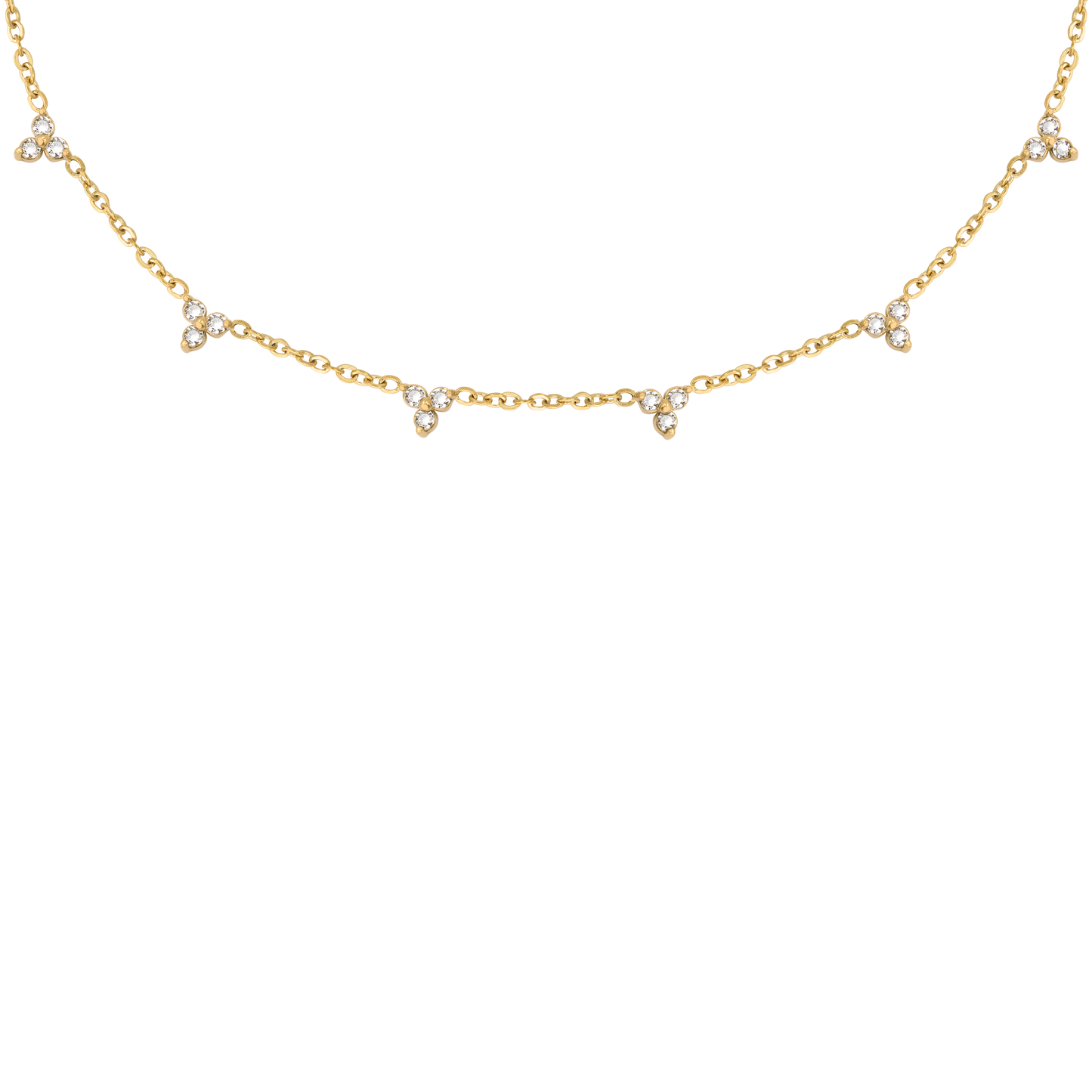 White Stars and Skies Collana Oro