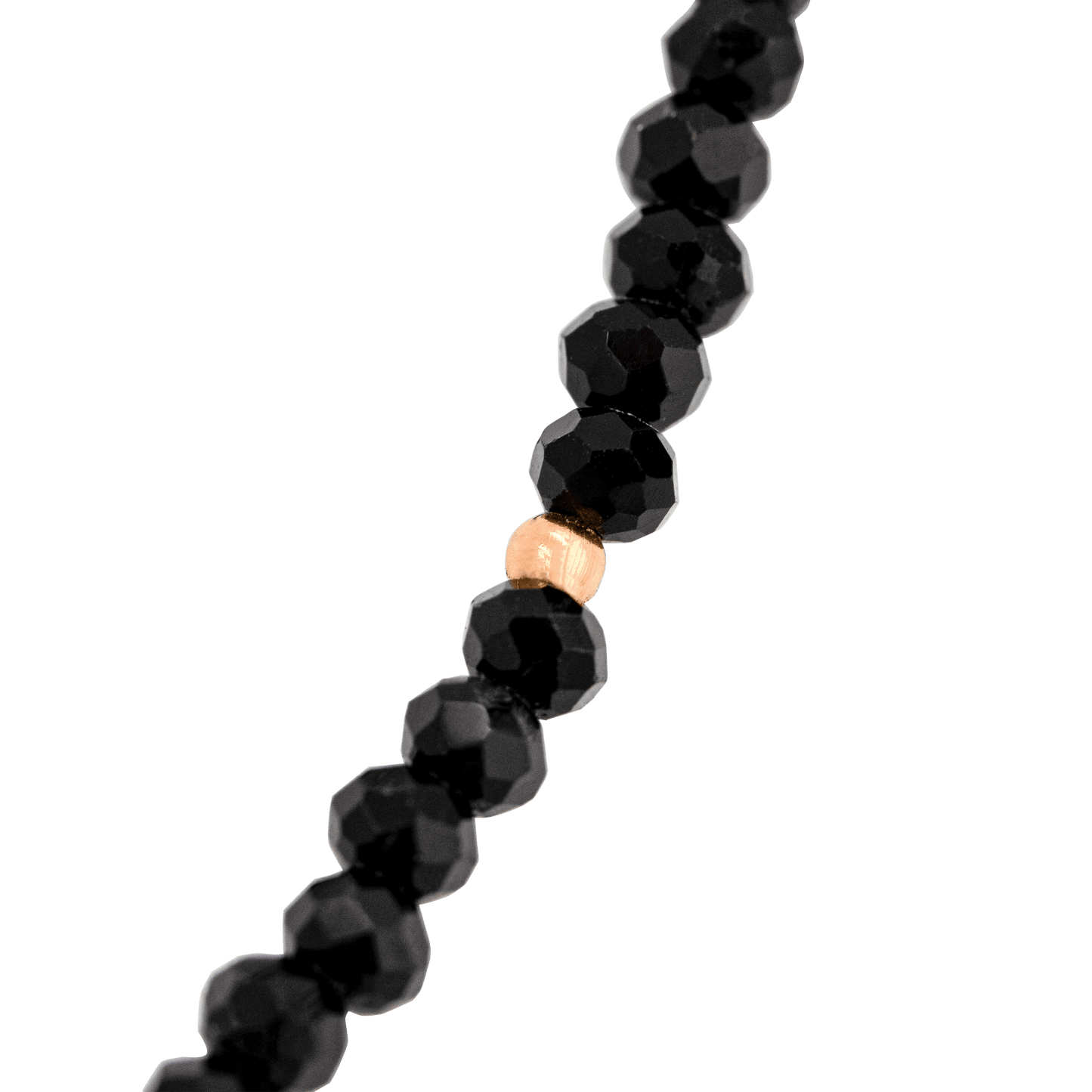 Black Beauty Choker Oro Rosa