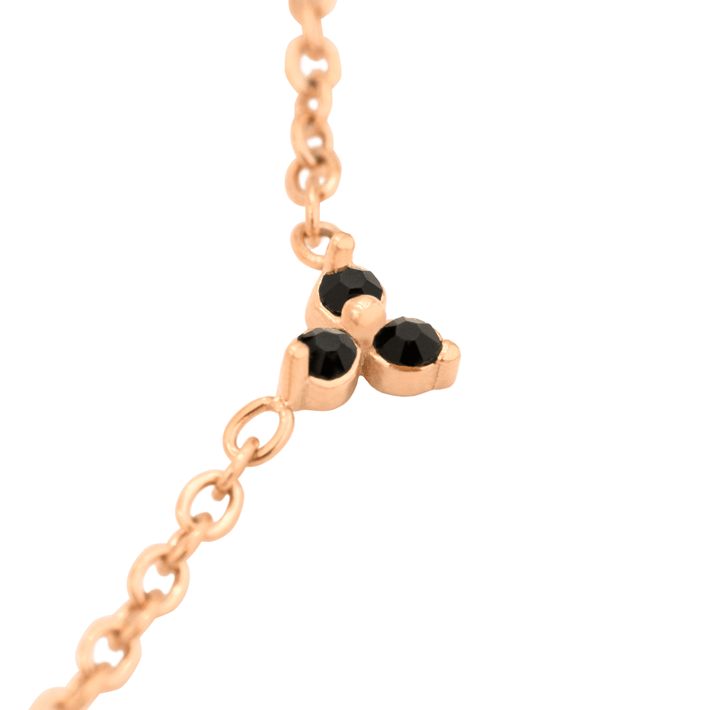 Black Stars Collana Oro Rosa
