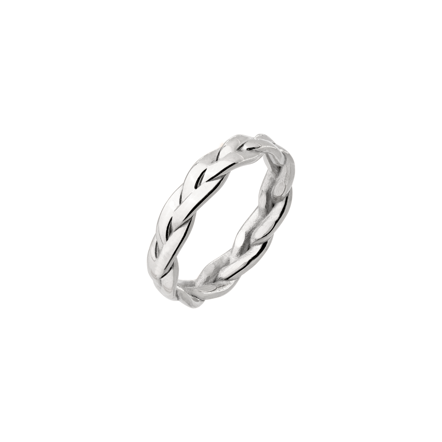 Braided Divine Anello Argento