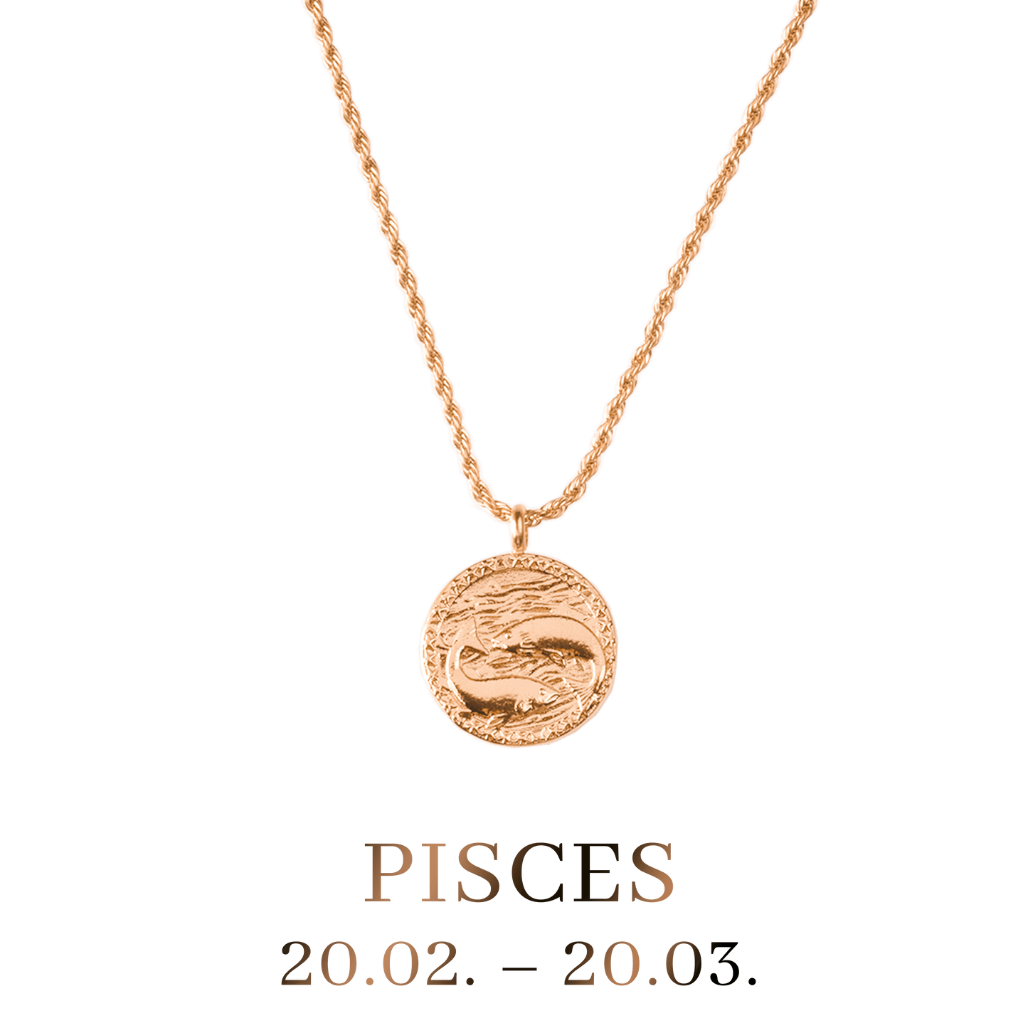 Pisces Collana Oro Rosa