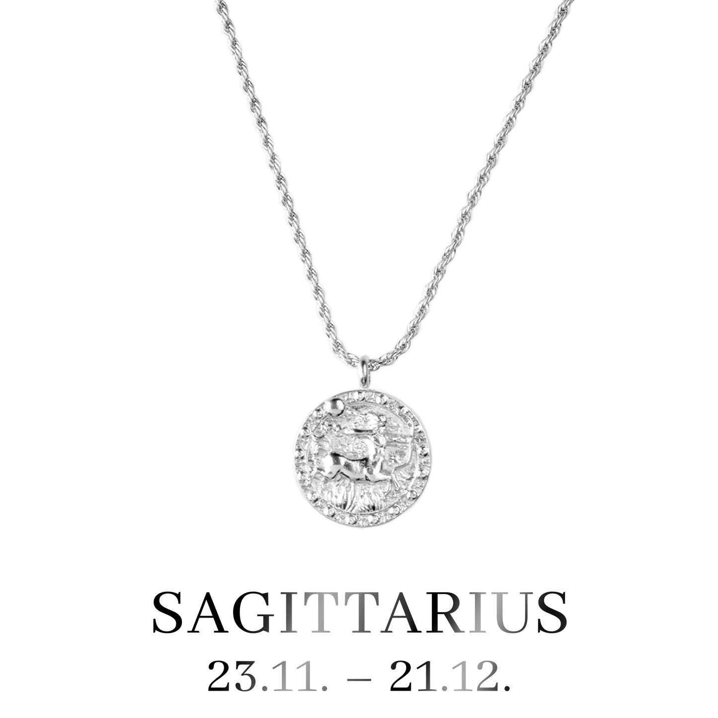 Sagittarius Collana Argento