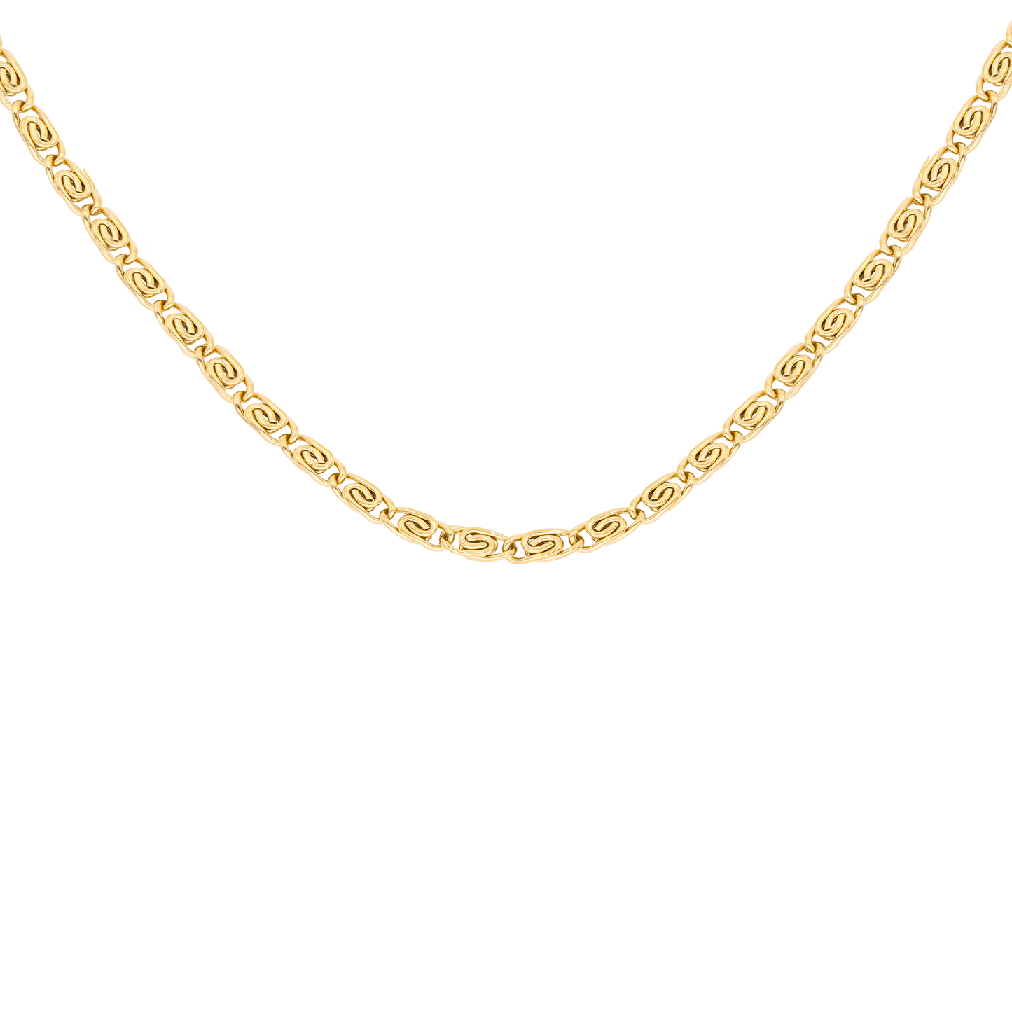 Skinny Scroll Collana Oro