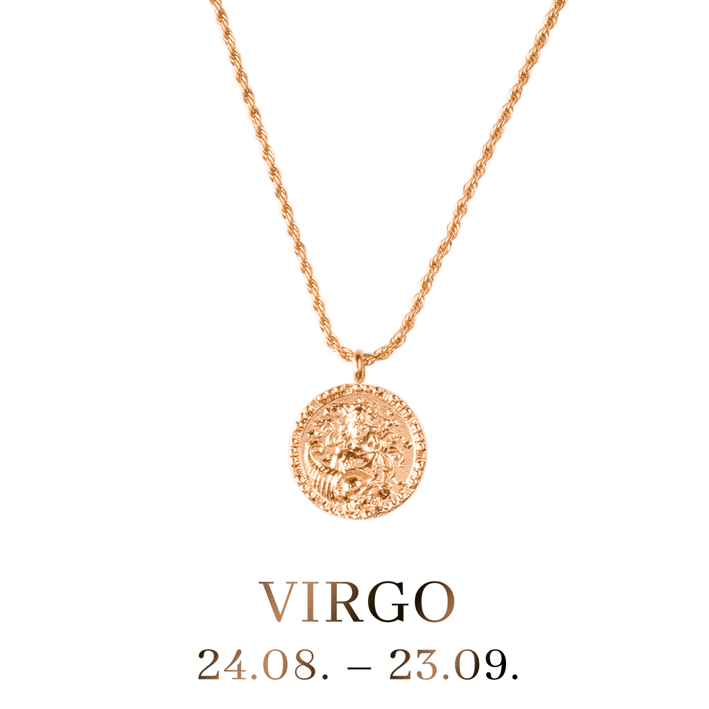 Virgo Collana Oro Rosa