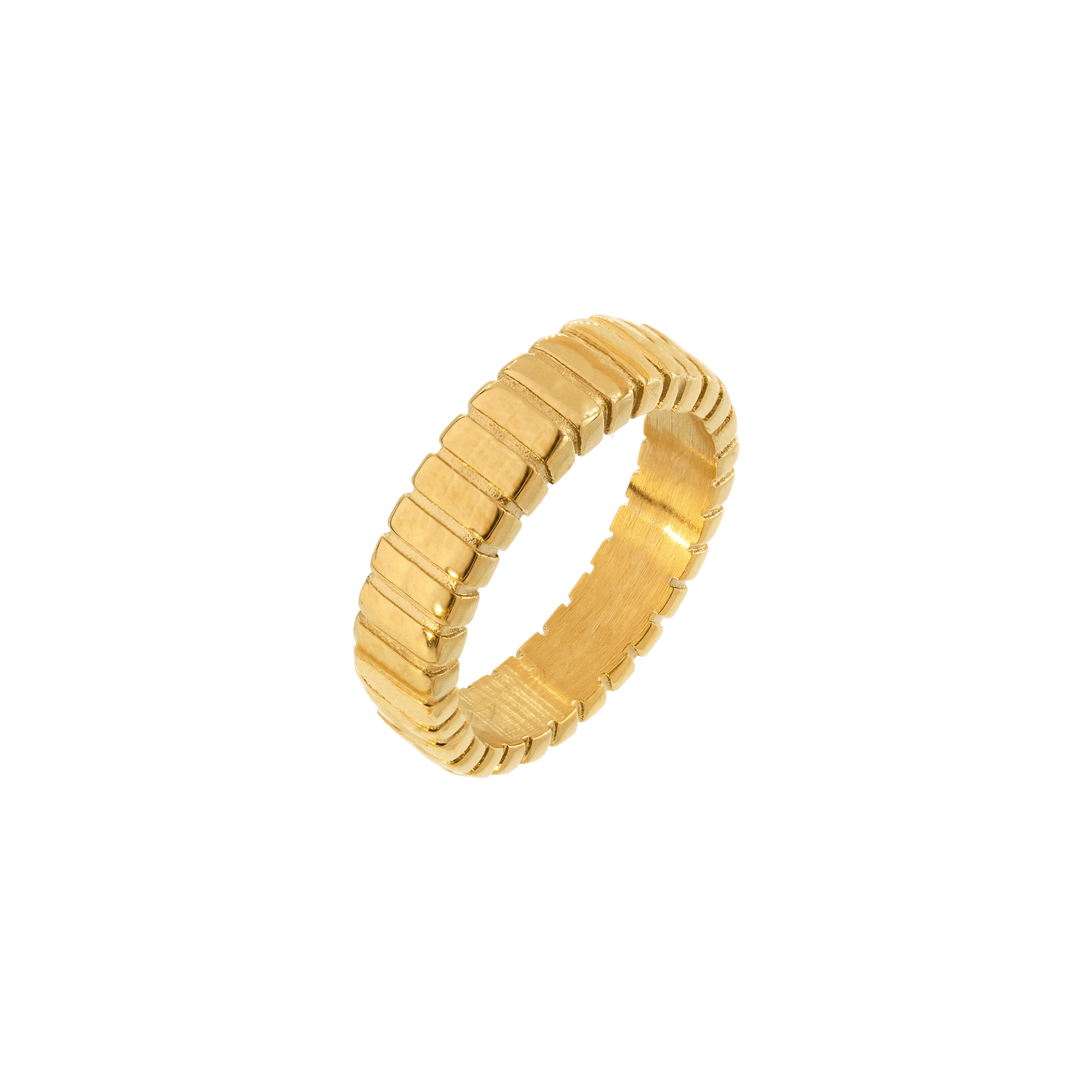 Striped Anello Bold Oro
