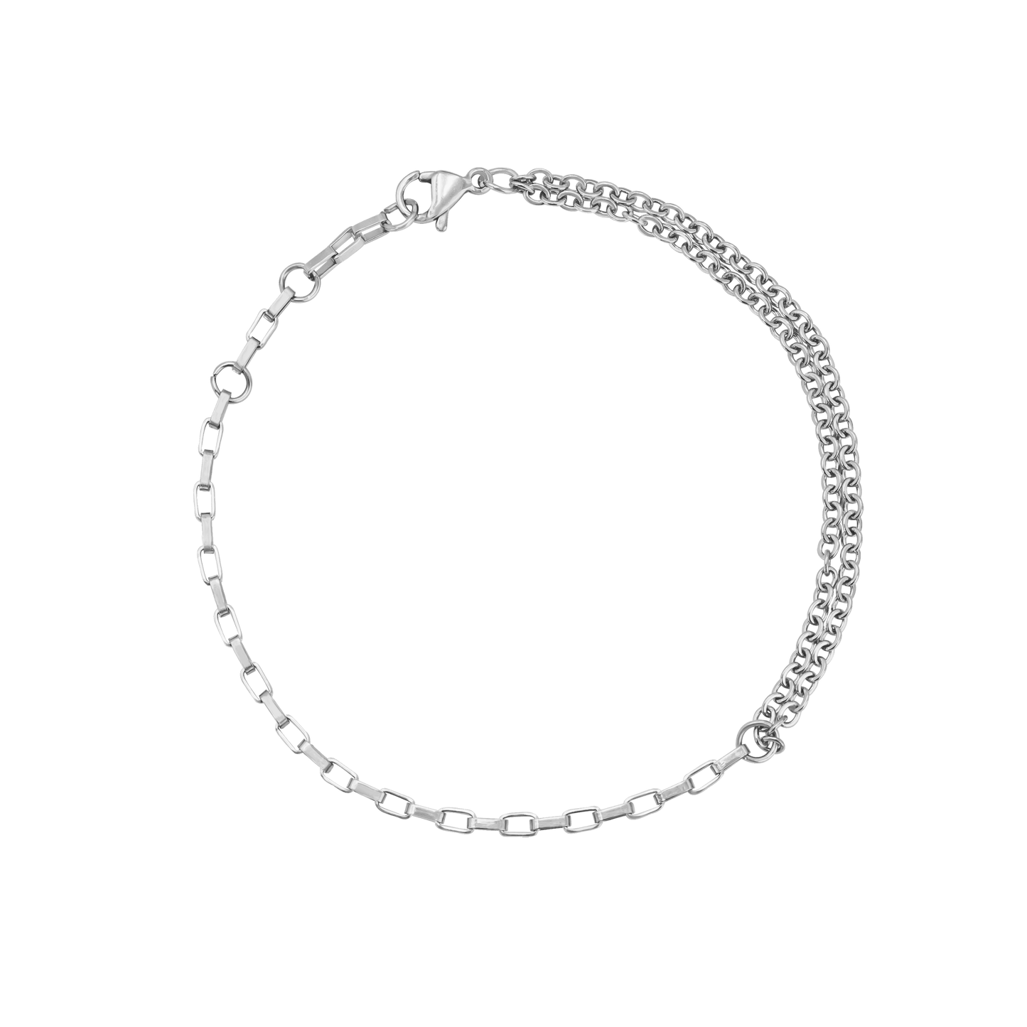 Double Trouble Bracciale Argento