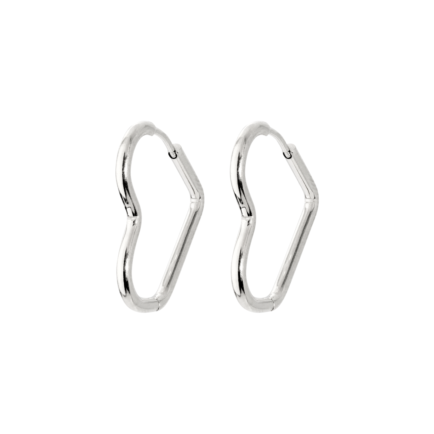 Heartily Hoops Small Argento