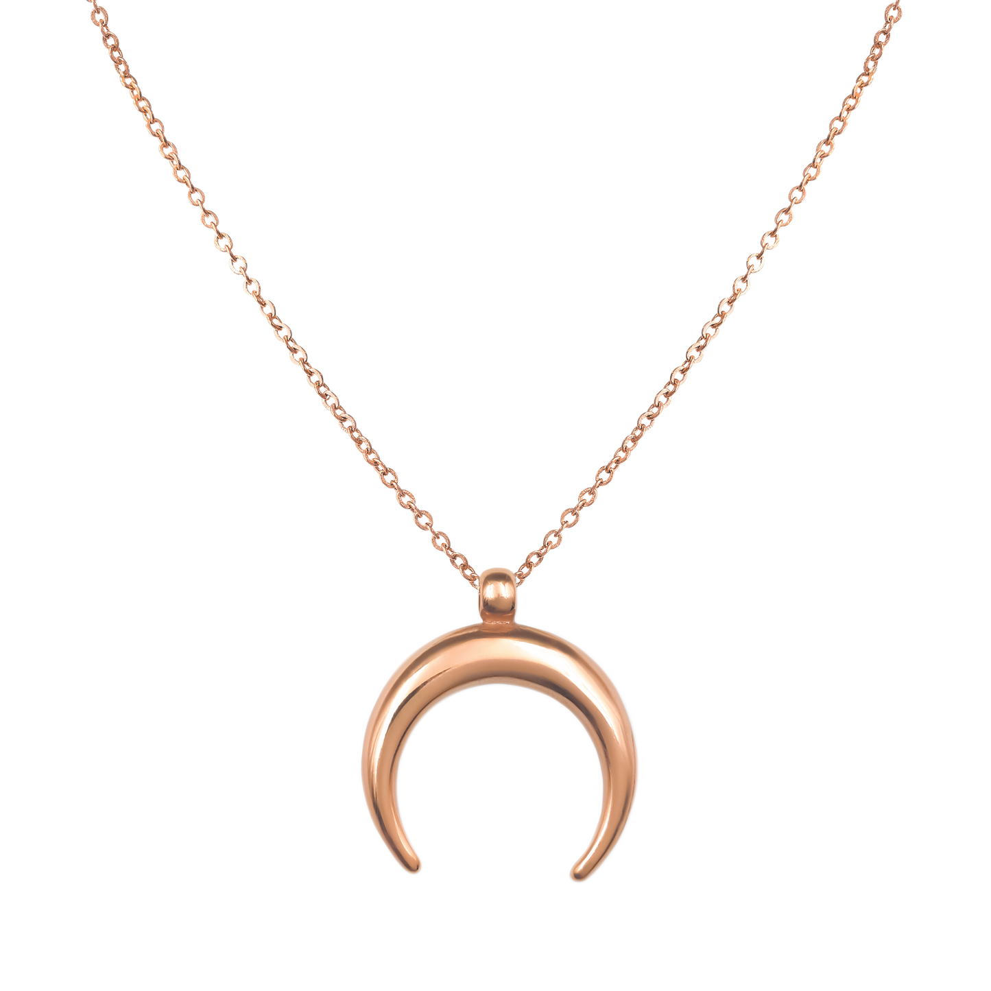 Luna Collana Oro Rosa