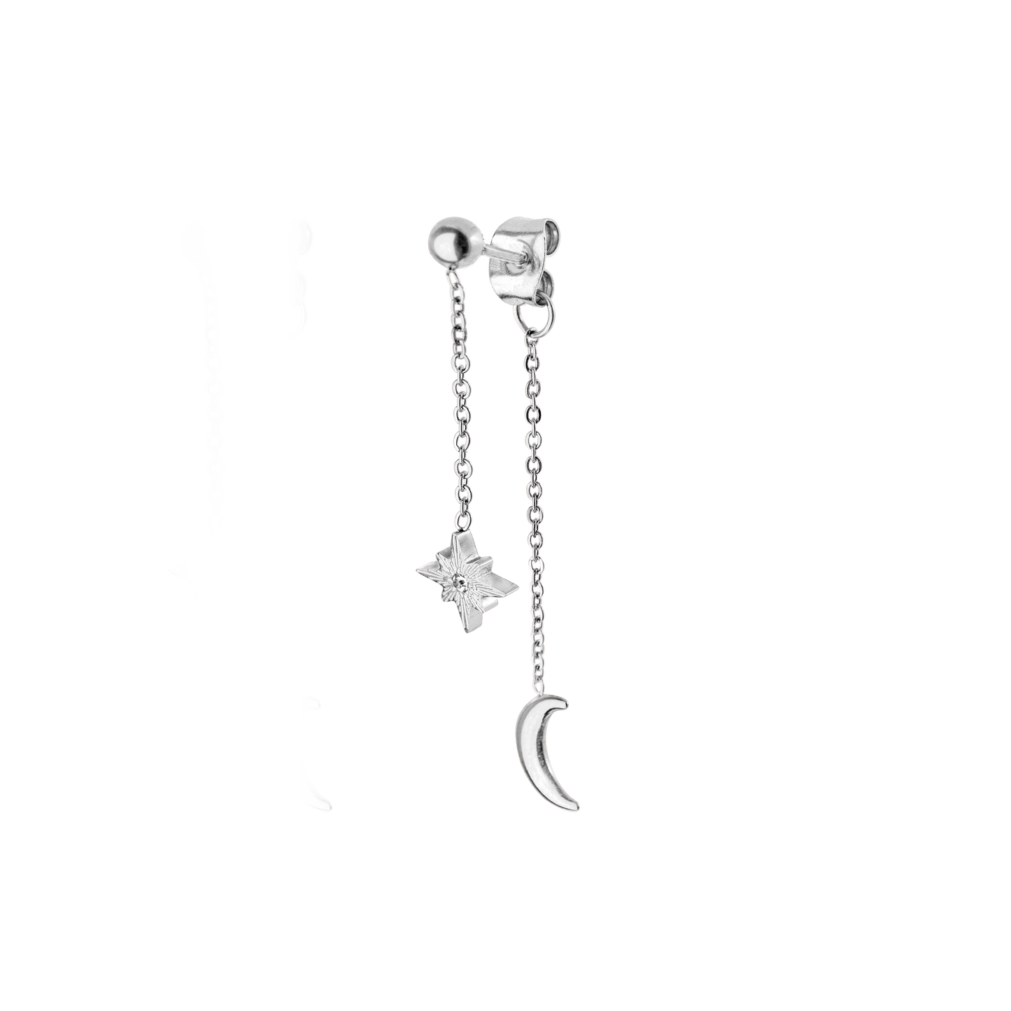 Shiny Ines Stud Orecchino Argento