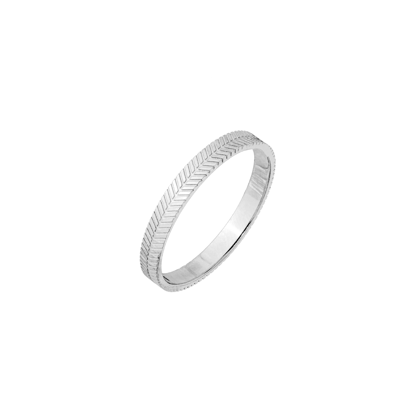 Slim Arrow Anello Argento