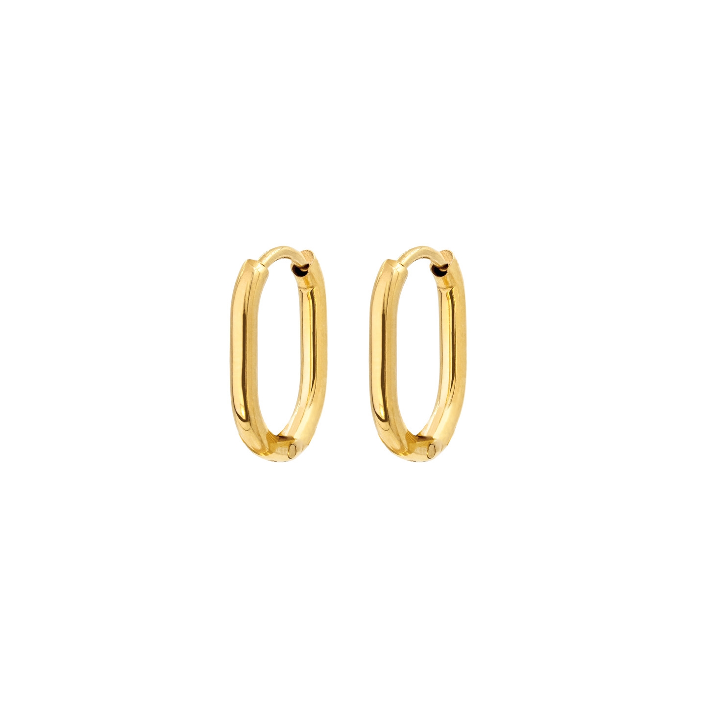 Oval Hoops Baby Oro