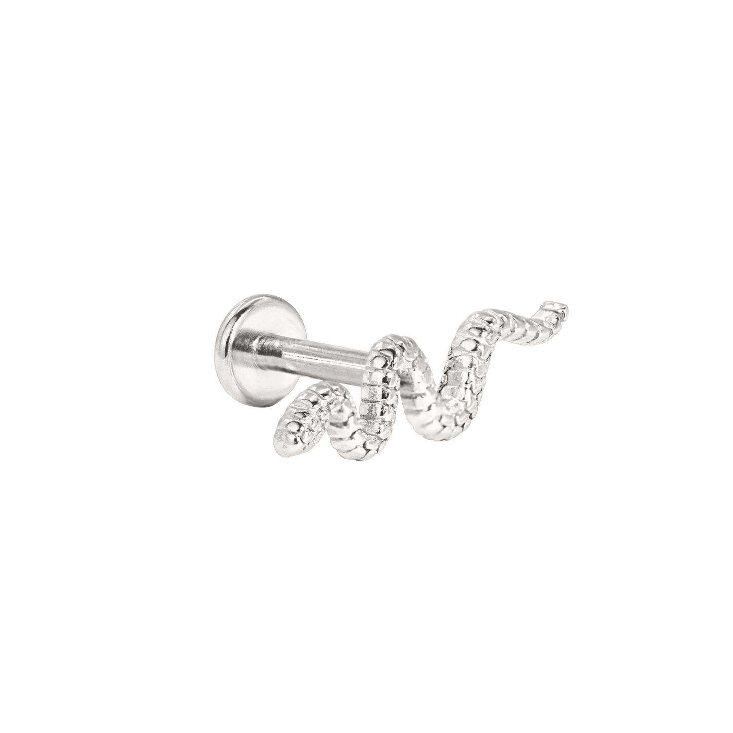 Snake Piercing Argento