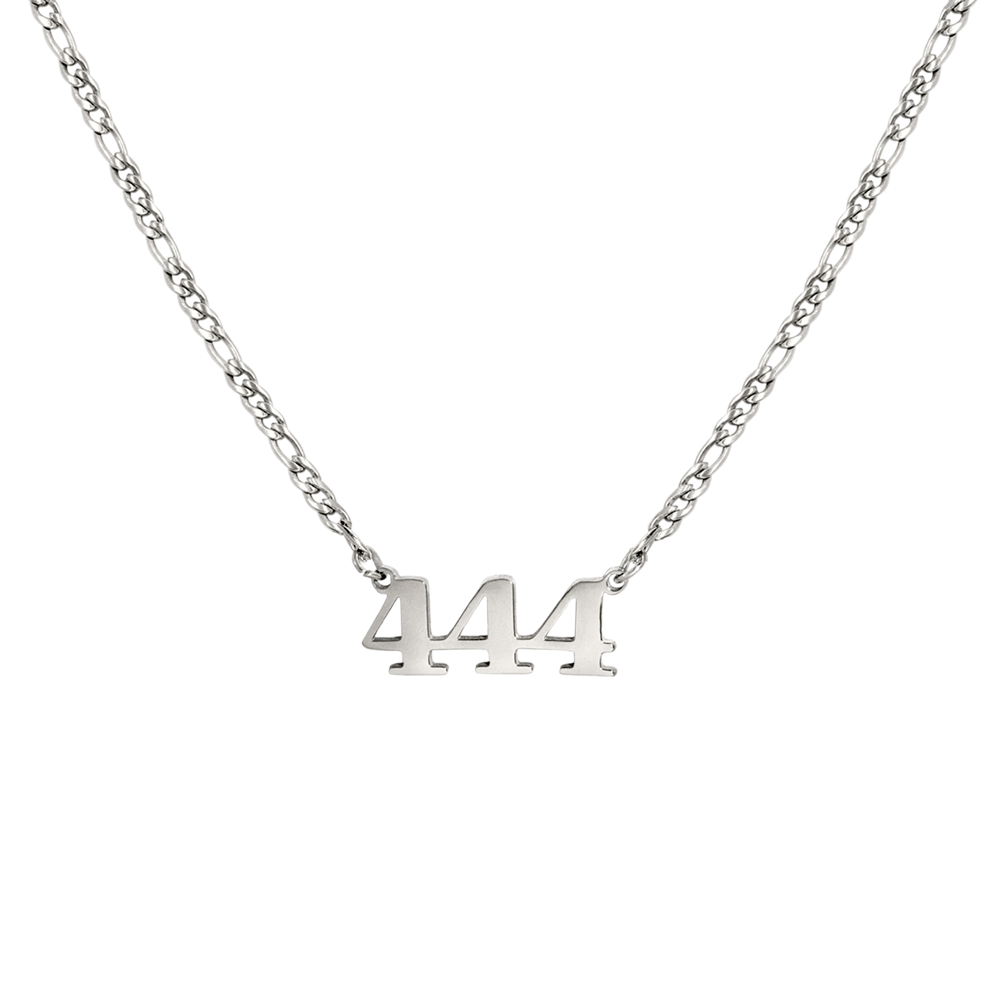 Angel Number 444 Collana Argento