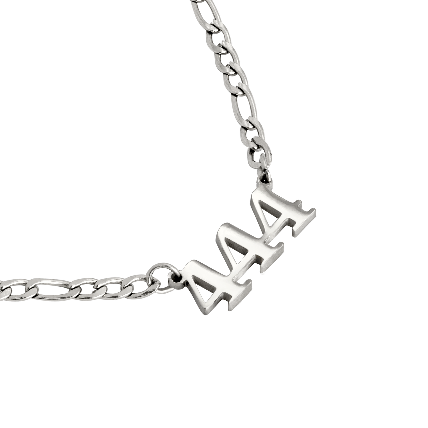 Angel Number 444 Collana Argento