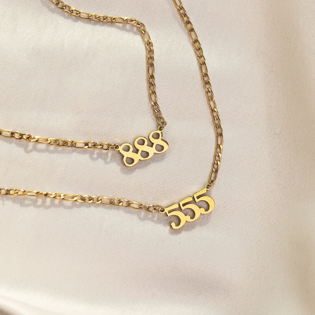 Angel Number 555 Collana Argento