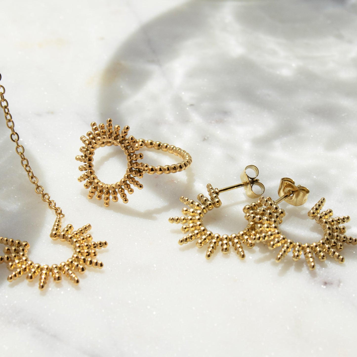 Sunshine Emelie Orecchini Oro Rosa