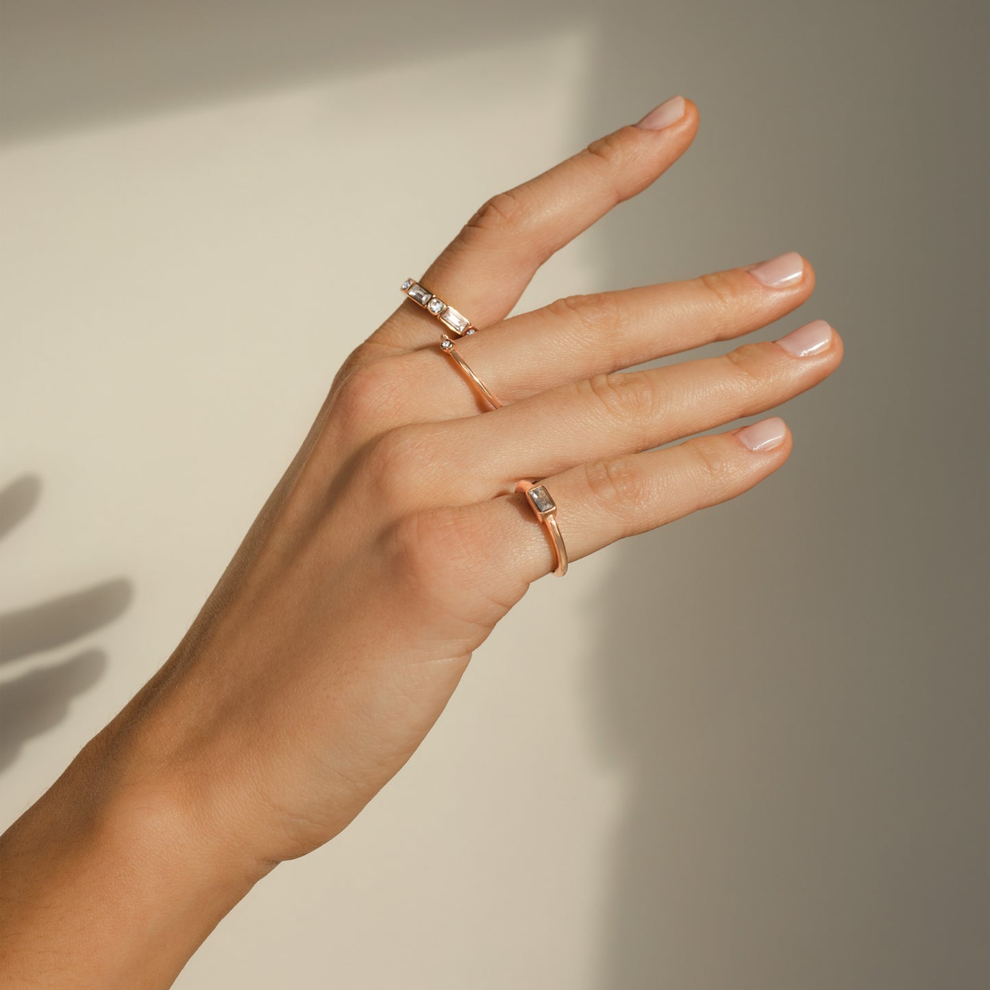 Round Charming Anello Oro Rosa