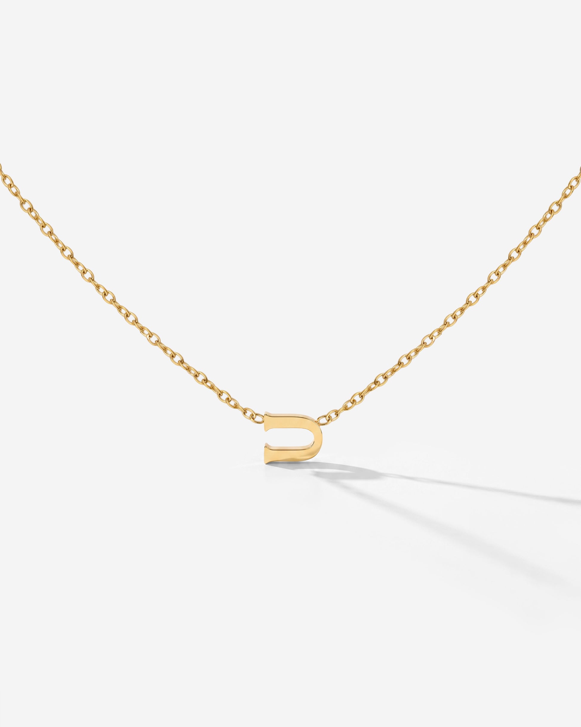 Tiny Letter Necklace