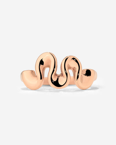 Swirl Anello Oro Rosa