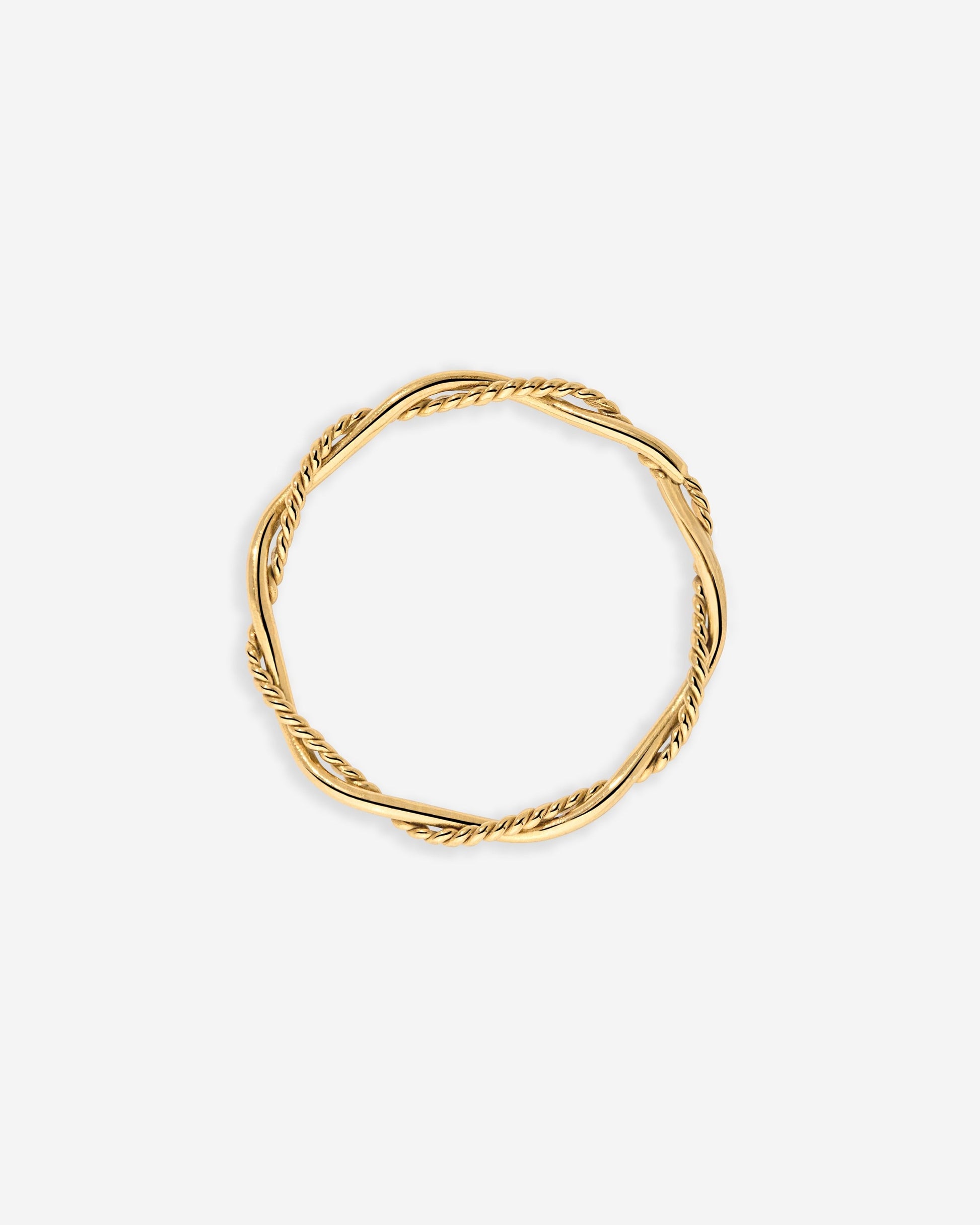 Curly Twist Anello Oro
