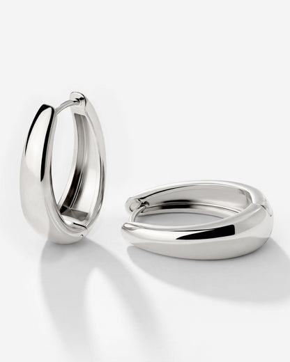 Seeker Orecchini Medium Argento