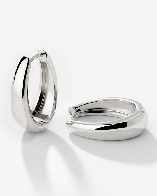 Seeker Orecchini Medium Argento