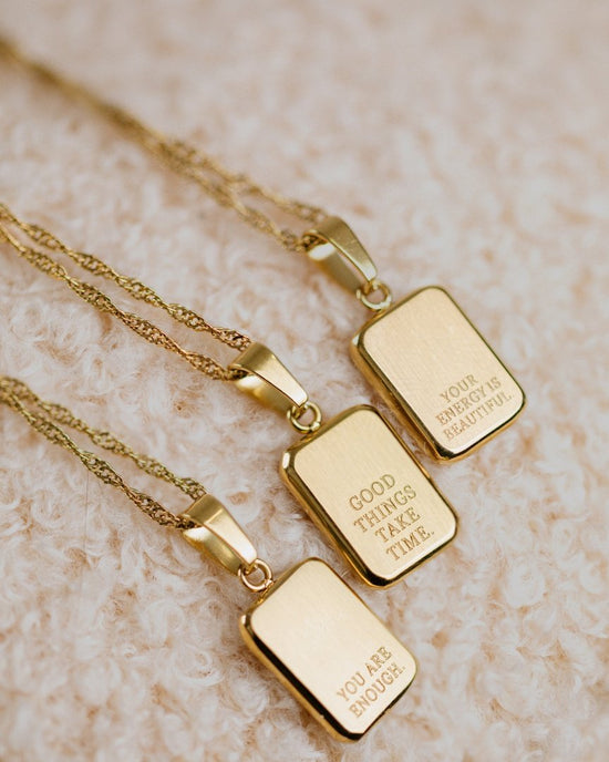 Your energy is beautiful Collana Argento