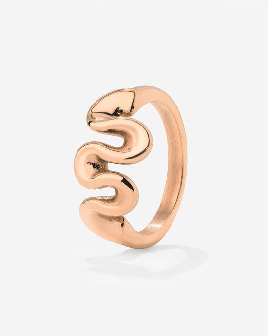 Swirl Anello Oro Rosa