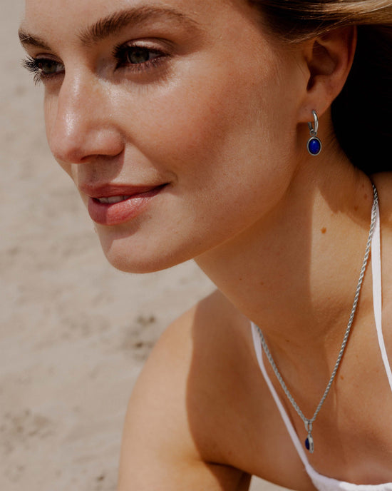 Deep Sea Hoop Set Small Argento
