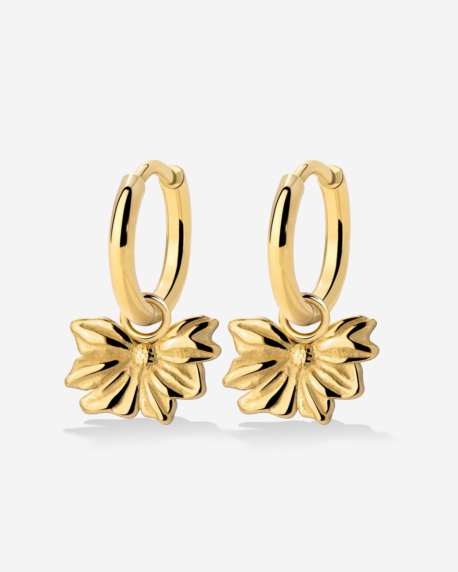 Eternal Bloom Hoop Set Small Oro
