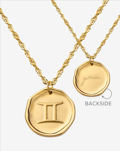 Zodiac Collana - Gemelli Oro
