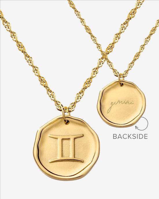 Zodiac Collana - Gemelli Oro