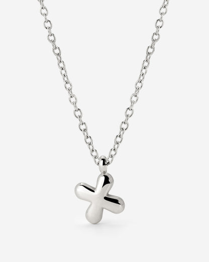 Bubble Letter Collana Argento