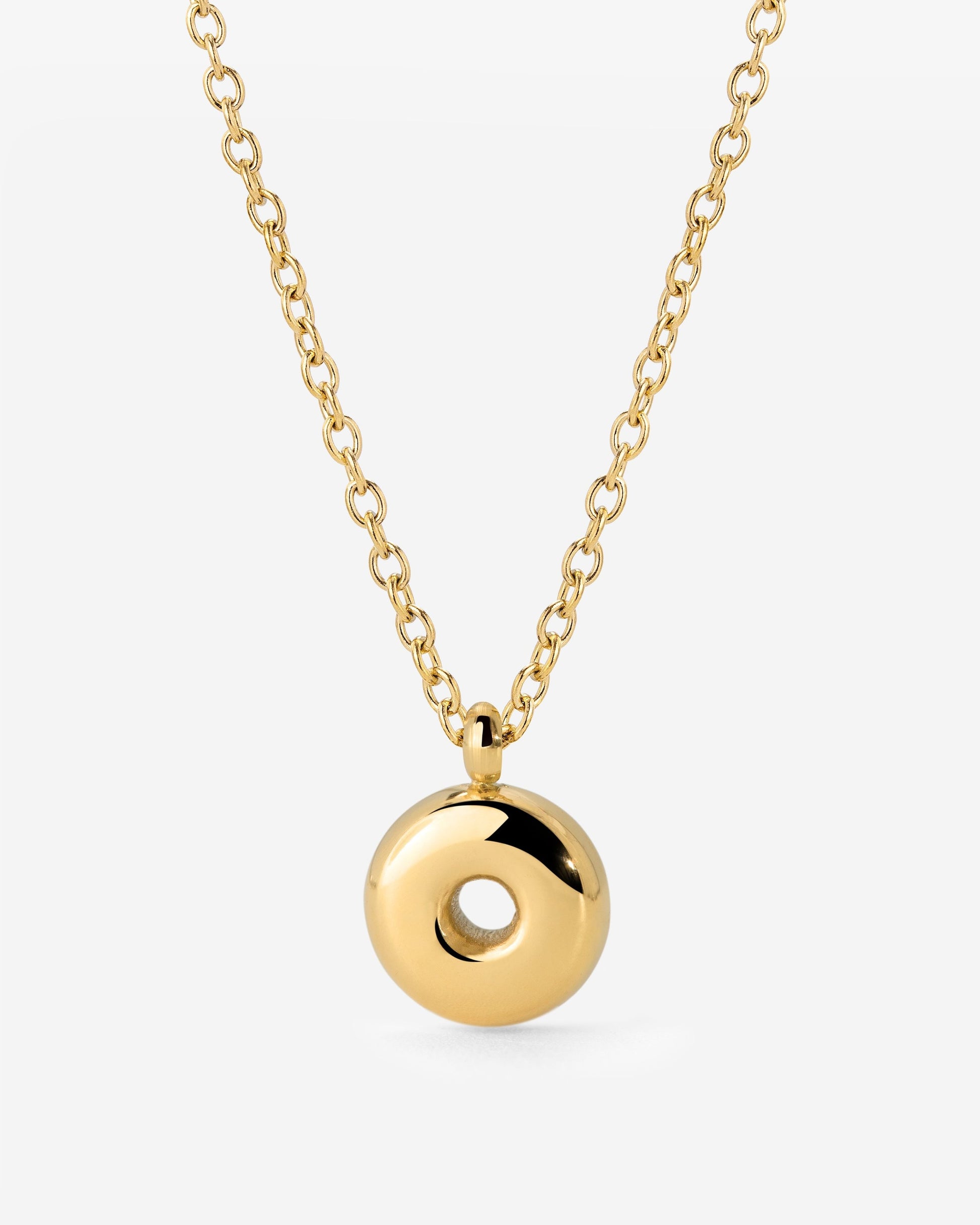 Bubble Letter Collana Oro