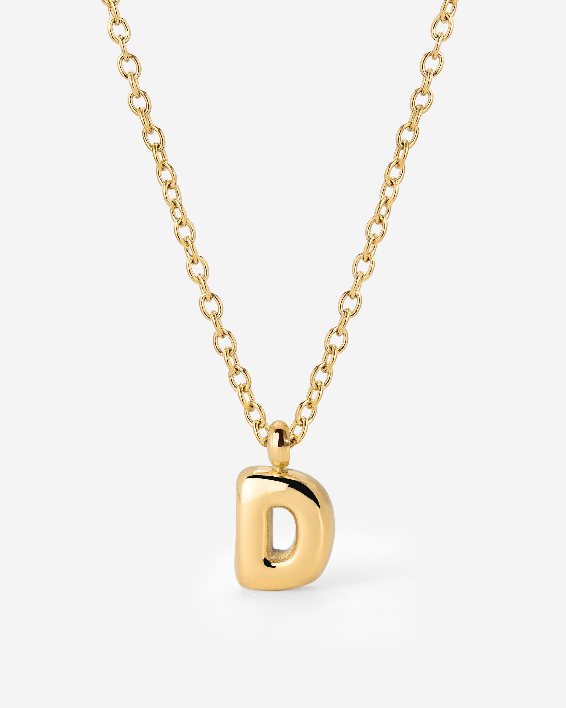 Bubble Letter Collana Oro