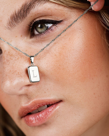 Letter Collana Argento
