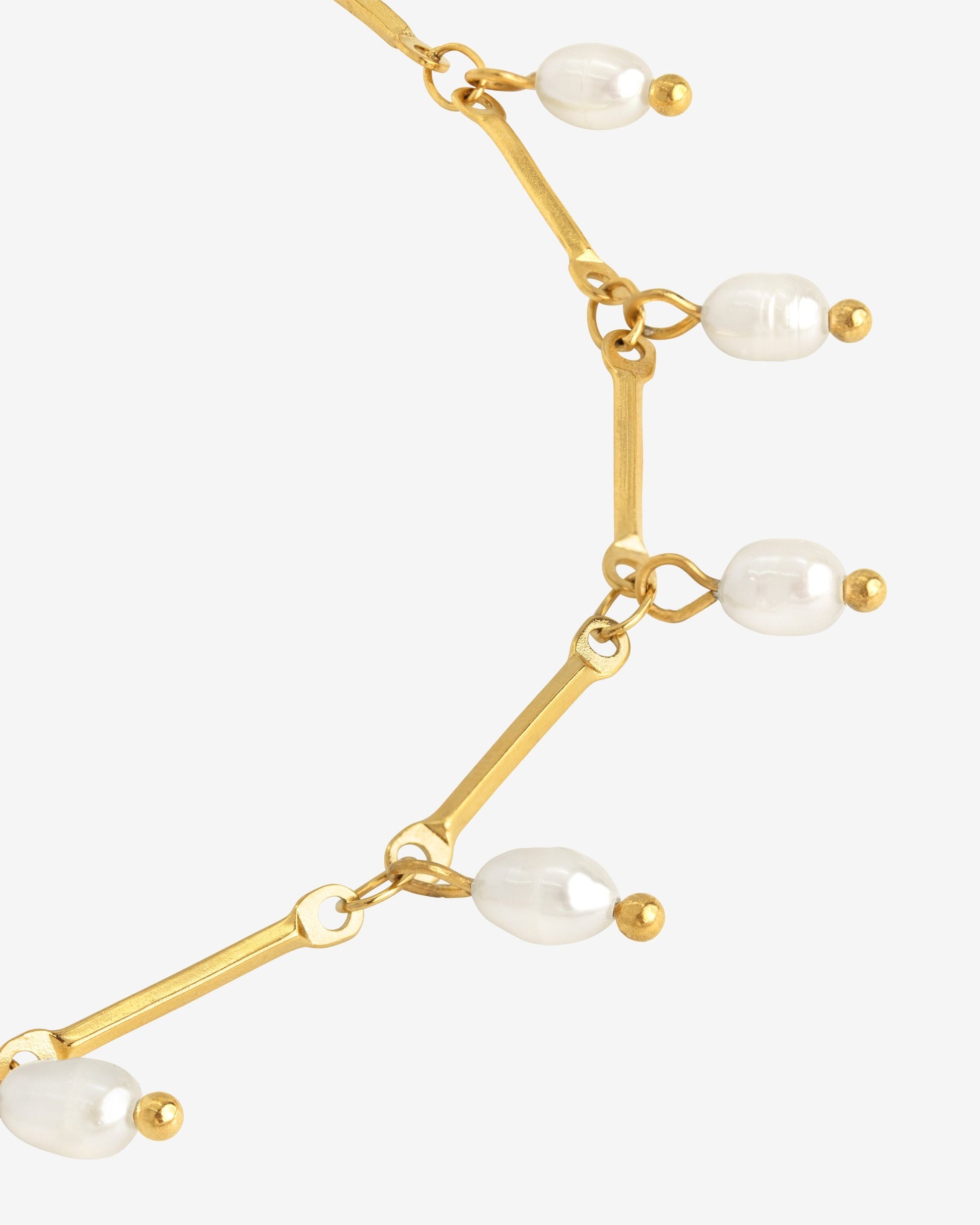 Annes Authentic Pearl Choker Oro