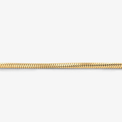 Squared Snake Chain Collana Oro