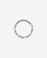 Curly Twist Piercing Argento