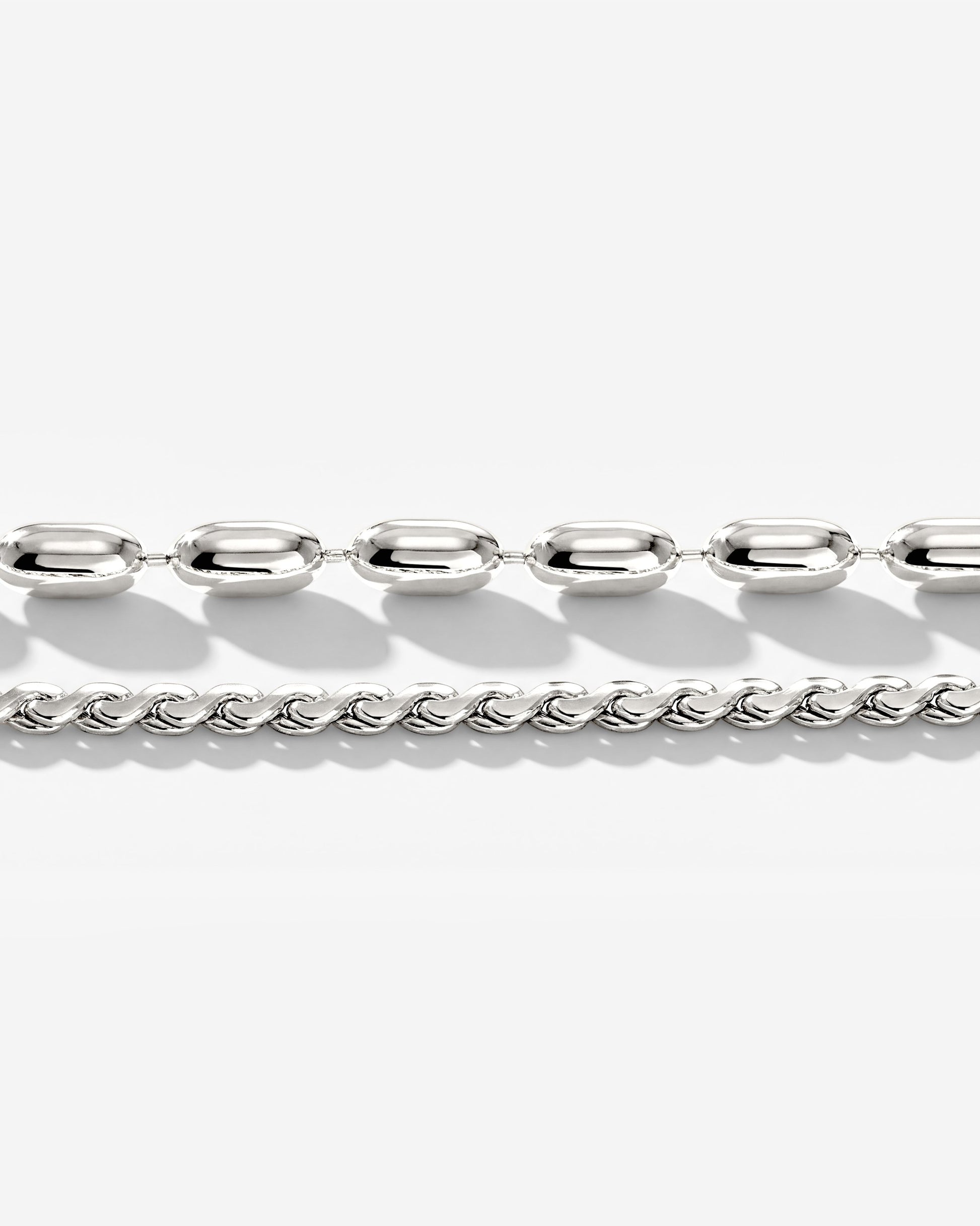 Droplet Double Collana Argento